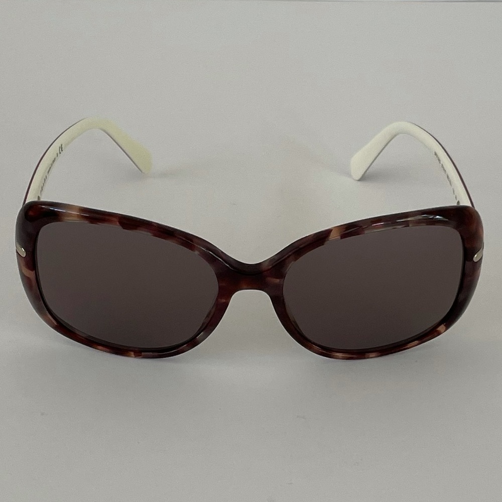 Prada Sunglasses Rectangular Pink Havana/Burgundy/Ivory 57/17/130 Made in Italy